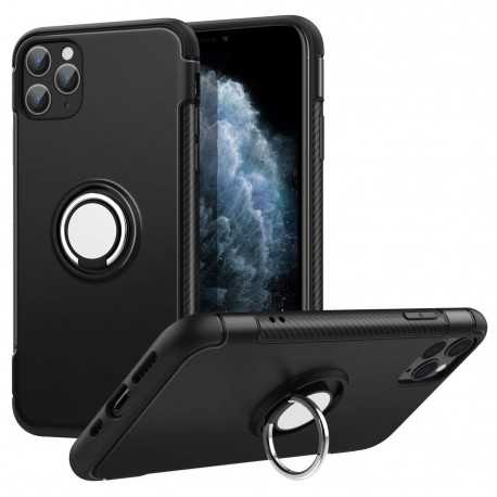 iPhone 11 Pro Praktisk St&ouml;tt&aring;ligt Skal med Ringh&aring;llare V2-iPhone 11 Pro-Shockproof.se