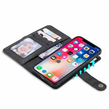 iPhone XS Max Praktiskt Fodral med Magnetskal 6-Fack Winston V2-iPhone XS Max-Shockproof.se