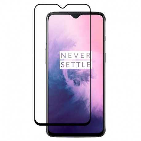 OnePlus 7T H&auml;rdat Glas 0.26mm 9H Fullframe-Oneplus 7T-Shockproof.se