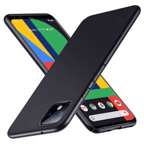 Google Pixel 4 XL Ultratunt Mattsvart Skal Basic V2-Google Pixel 4 XL-Shockproof.se