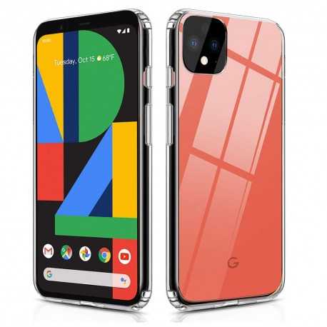 Google Pixel 4 XL St&ouml;td&auml;mpande Mjukt Skal Simple-Google Pixel 4 XL-Shockproof.se