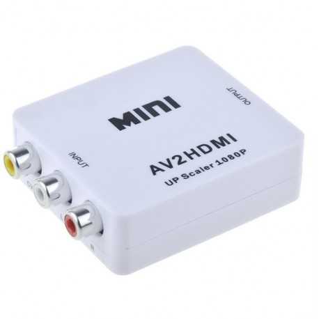 AV TILL 1080p HDMI Adapter - (3x RCA) NTSC / PAL Kompatibel-Kablar & Adaptrar-Shockproof.se