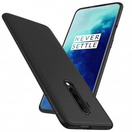 OnePlus 7T Pro Stilrent St&ouml;tt&aring;ligt Skal FullCarbon V3-OnePlus 7T Pro-Shockproof.se