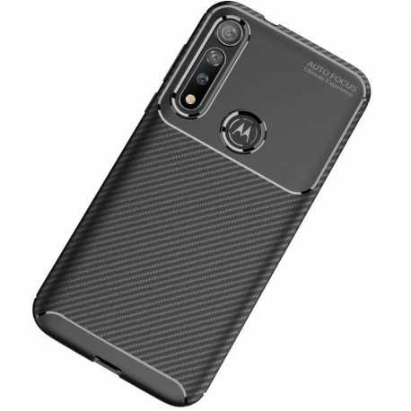 Motorola Moto G8 Plus St&ouml;tt&aring;ligt Slimmat Skal FullCarbon V4-Motorola Moto G8 Plus-Shockproof.se