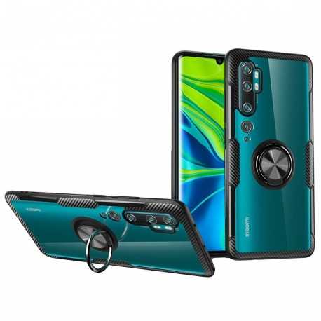 Xiaomi Mi Note 10 / 10 Pro Praktisk St&ouml;tt&aring;ligt Skal med Ringh&aring;llare V4-Xiaomi Mi Note 10-Shockproof.se