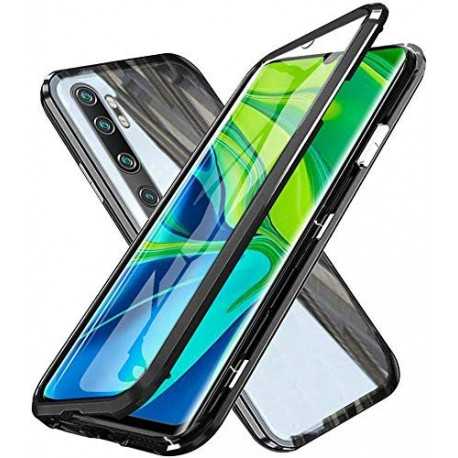 Xiaomi Mi Note 10 / 10 Pro Helt&auml;ckande Premium Skal Glassback V4-Xiaomi Mi Note 10-Shockproof.se