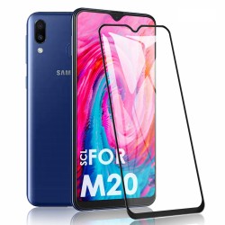 2-PACK Samsung M20 Härdat Glas 0.26mm 9H Fullframe