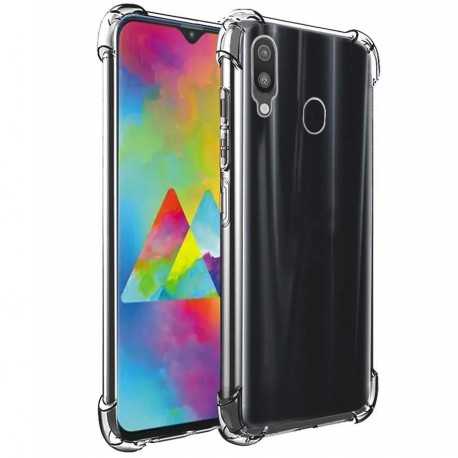 Samsung M20 St&ouml;tt&aring;ligt Skal med F&ouml;rst&auml;rkta H&ouml;rn-Shockr [U-JBX318]-Shockproof.se