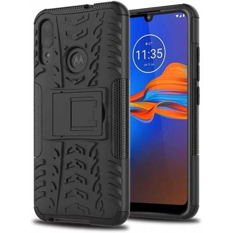 Motorola Moto E6 Plus St&ouml;tt&aring;ligt Skal med St&ouml;d Active-Motorola Moto E6 Plus-Shockproof.se