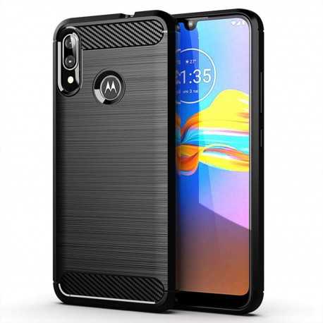 Motorola Moto E6 Plus St&ouml;tt&aring;ligt Skal SlimCarbon-Motorola Moto E6 Plus-Shockproof.se