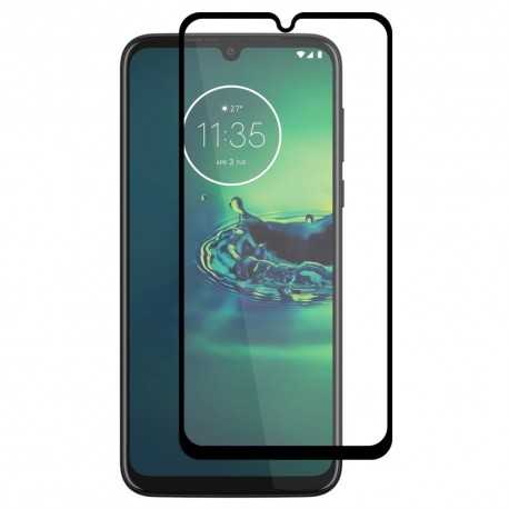 2-PACK Motorola Moto G8 Plus H&auml;rdat Glas 0.26mm 9H Fullframe-Motorola Moto G8 Plus-Shockproof.se