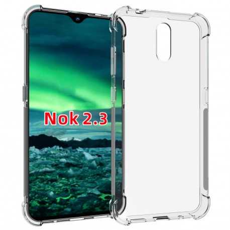 Nokia 2.3 St&ouml;tt&aring;ligt Skal med F&ouml;rst&auml;rkta H&ouml;rn-Nokia 2.3-Shockproof.se