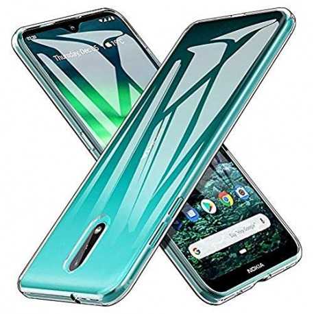 Nokia 2.3 St&ouml;tt&aring;ligt Genomskinligt Skal Simple-Nokia 2.3-Shockproof.se