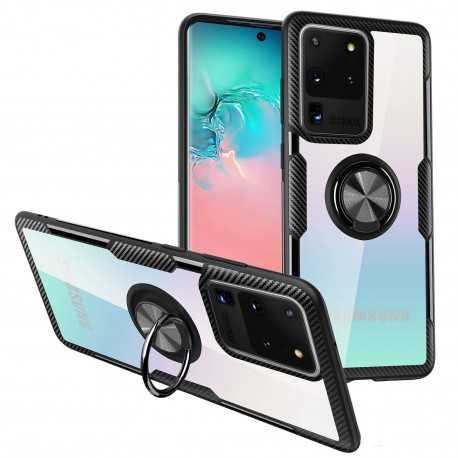 Samsung S20 Ultra Praktisk St&ouml;tt&aring;ligt Skal med Ringh&aring;llare V4-Samsung S20 Ultra-Shockproof.se