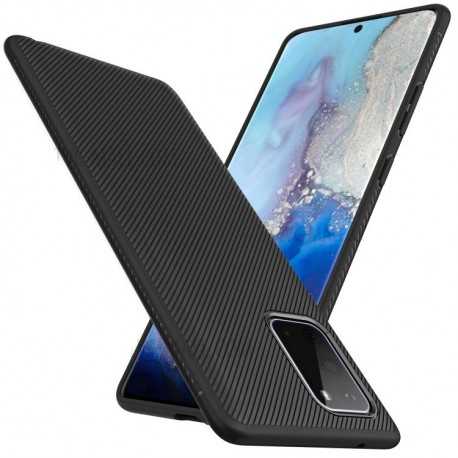 Samsung Galaxy S20 Stilrent St&ouml;tt&aring;ligt Skal FullCarbon V3-Samsung S20-Shockproof.se