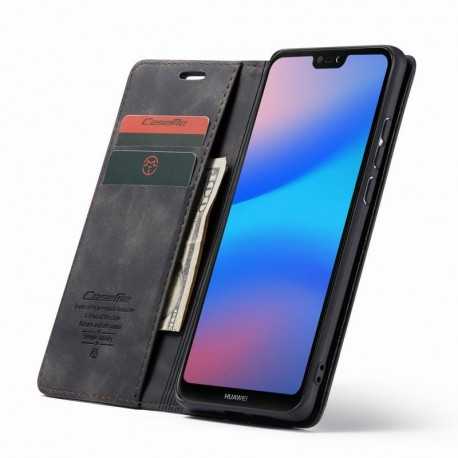 Huawei P20 Lite Elegant Flipfodral CaseMe 3-FACK-P20 Lite-Shockproof.se