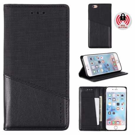 iPhone 6S Plus Elegant Fodral i PU-L&auml;der med RFID Block-iPhone 6 Plus / 6S Plus-Shockproof.se