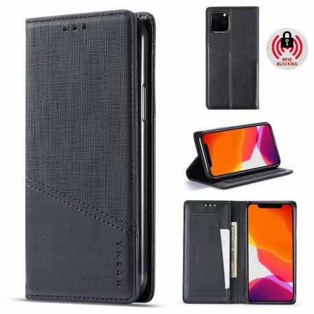 iPhone 11 Pro Max Elegant Fodral i PU-L&auml;der med RFID Block-iPhone 11 Pro Max-Shockproof.se