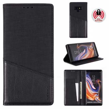 Samsung Note 9 Elegant Fodral i PU-L&auml;der med RFID Block-Samsung Note 9-Shockproof.se