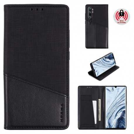 Xiaomi Mi Note 10 / 10 Pro Elegant Fodral i PU-L&auml;der med RFID Block-Xiaomi Mi Note 10-Shockproof.se