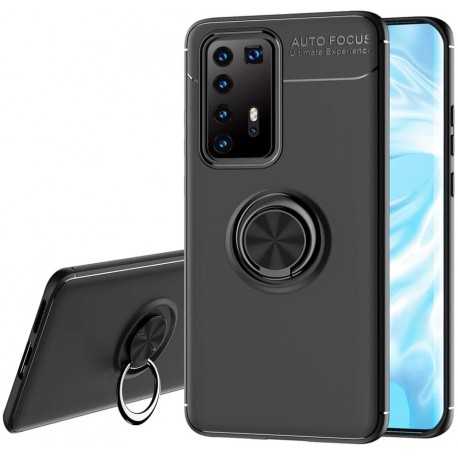 Huawei P40 Pro Praktisk St&ouml;tt&aring;ligt Skal med Ringh&aring;llare V3-P40 Pro-Shockproof.se