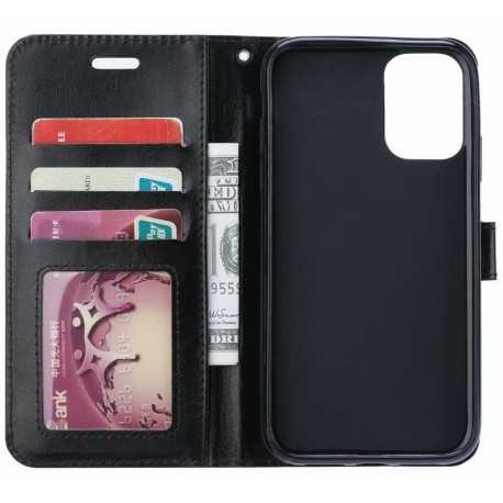 Huawei P40 Pro Pl&aring;nboksfodral PU-L&auml;der 4-FACK Svart-P40 Pro-Shockproof.se