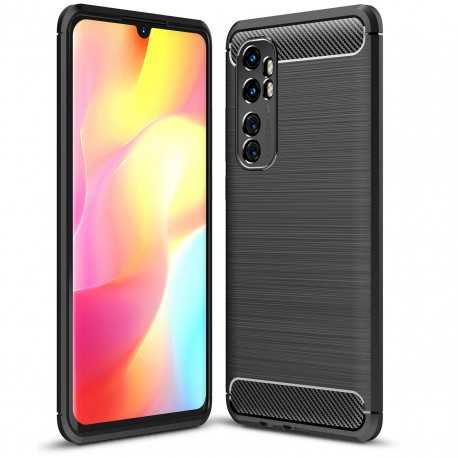 Xiaomi Mi Note 10 Lite St&ouml;tt&aring;ligt Skal SlimCarbon-Xiaomi Mi Note 10 Lite-Shockproof.se
