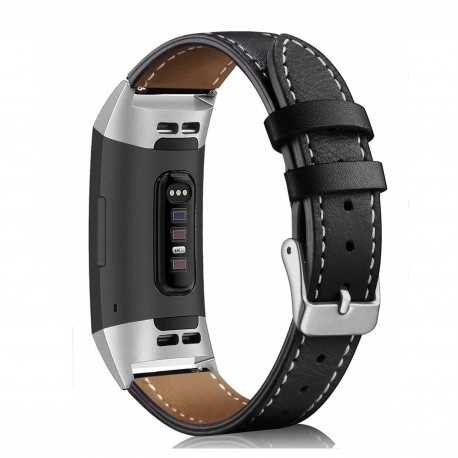 Fitbit Charge 4 Stilren L&auml;derarmband Retro-Smartwatch-tillbeh&ouml;r-Shockproof.se