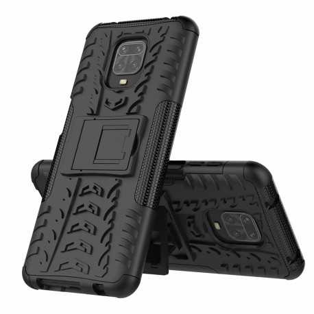 Redmi Note 9S & 9 Pro St&ouml;tt&aring;ligt Skal med St&ouml;d Active-Xiaomi Redmi Note 9S/9Pro-Shockproof.se