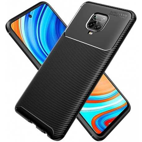 Redmi Note 9S & 9 Pro St&ouml;tt&aring;ligt Slimmat Skal FullCarbon V4-Xiaomi Redmi Note 9S/9Pro-Shockproof.se