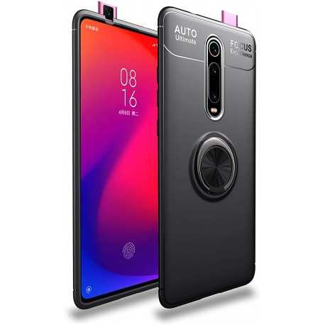Xiaomi Mi 9T / 9T Pro Praktisk St&ouml;tt&aring;ligt Skal med Ringh&aring;llare V3-Xiaomi Mi 9T Pro-Shockproof.se