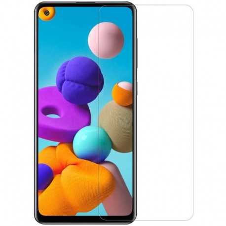 Samsung A21s H&auml;rdat glas 0.26mm 2.5D 9H-Samsung A21s-Shockproof.se