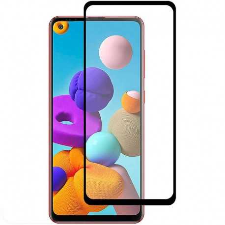 2-PACK Samsung A21s H&auml;rdat Glas 0.26mm 2.5D 9H Fullframe-Samsung A21s-Shockproof.se