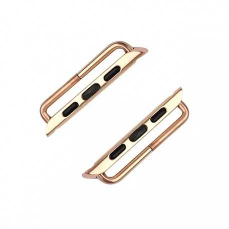 Armbands Pin Adapter till Apple Watch 42/44/45/49mm Rosenguld-Smartwatch-tillbeh&ouml;r-Shockproof.se
