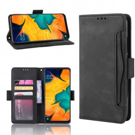 Samsung A20e Pl&aring;nboksfodral PU-L&auml;der 6-FACK Winston V3-Samsung A20e-Shockproof.se