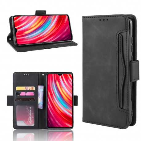 Xiaomi Redmi Note 8 Pro Pl&aring;nboksfodral PU-L&auml;der 6-FACK Winston V3-Xiaomi Redmi Note 8 Pro-Shockproof.se