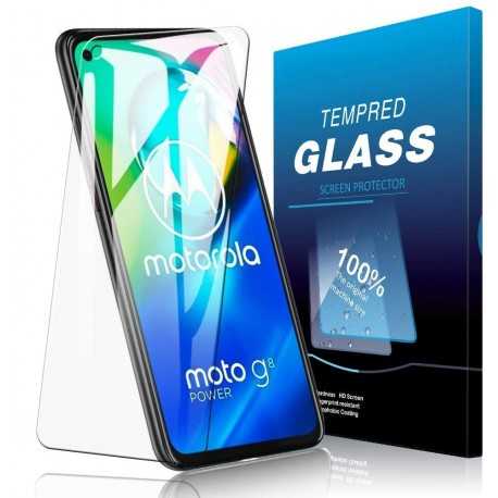 2-PACK Motorola Moto G8 Power H&auml;rdat glas 0.26mm 2.5D 9H-Motorola Moto G8 Power-Shockproof.se