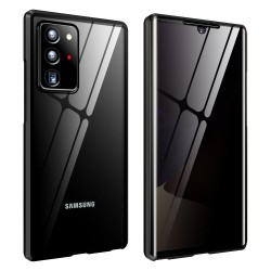 Samsung Note 20 Ultra Privacy Heltäckande Premium Skal Glassback® V4
