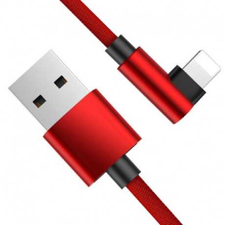 3m Slitstark Fl&auml;tad Metallic Lightning Kabel Quick Charge 3.0-Kablar & Adaptrar-Shockproof.se