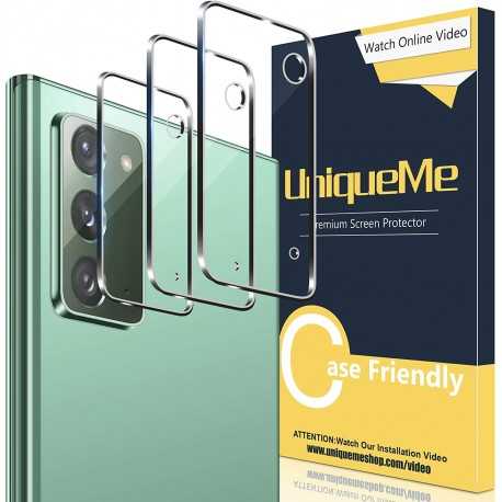 2-PACK Samsung Note 20 Kamera Linsskydd Flexibelt Glas-Samsung Note 20-Shockproof.se