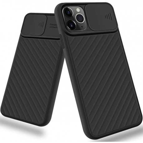 iPhone 11 Pro Max St&ouml;tt&aring;ligt Skal Inbyggd Kamerskydd CamShield-CamShield [U-JTTL035]-Shockproof.se