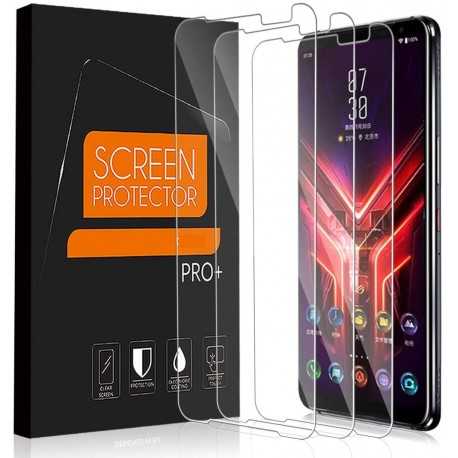 3-PACK Asus Rog Phone 3 Premium Sk&auml;rmskydd CrystalClear-ROG Phone 3-Shockproof.se