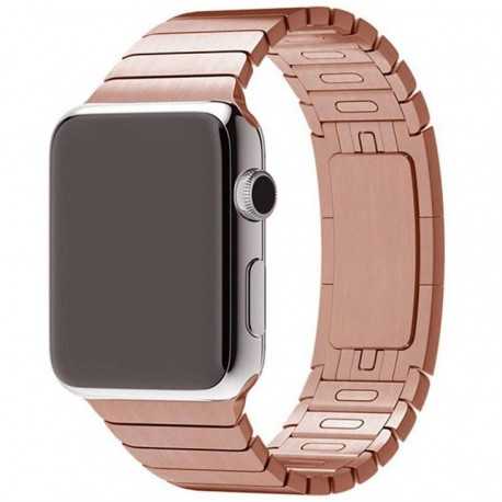 L&auml;nkarmband Apple Watch Series 6 40mm Ros&eacute;guld-Smartwatch-tillbeh&ouml;r-Shockproof.se