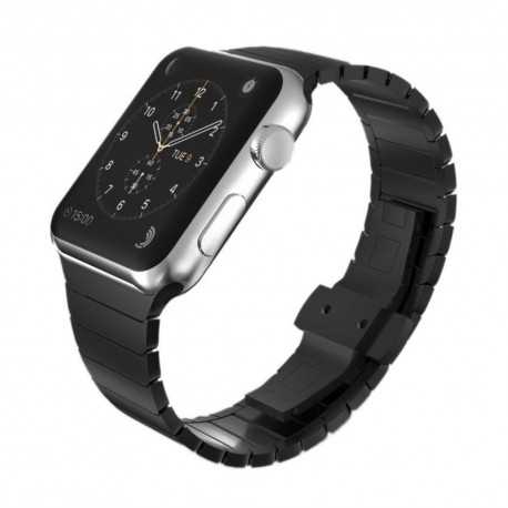 L&auml;nkarmband Apple Watch Series 6 44mm Svart-Smartwatch-tillbeh&ouml;r-Shockproof.se