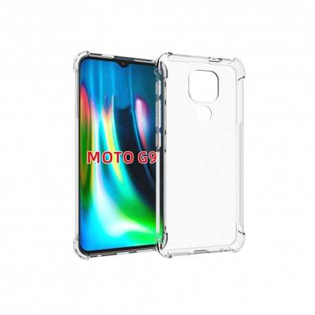 Motorola Moto G9 Play St&ouml;tt&aring;ligt Skal med F&ouml;rst&auml;rkta H&ouml;rn-Motorola Moto G9 Play-Shockproof.se