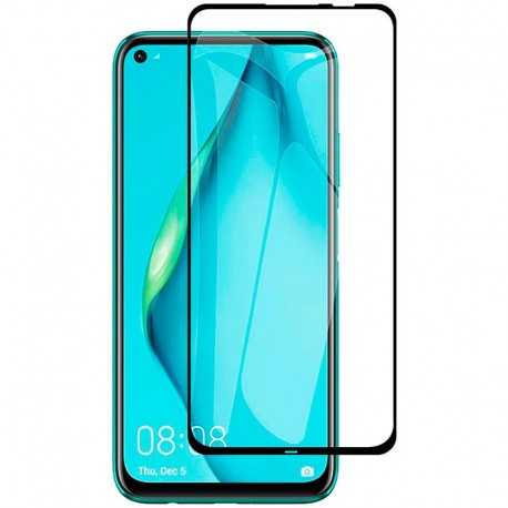 Huawei P40 Lite H&auml;rdat Glas 0.26mm 2.5D 9H Fullframe-P40 Lite-Shockproof.se