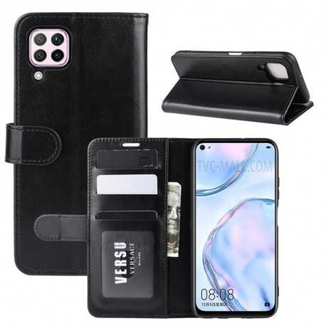 Huawei P40 Lite Pl&aring;nboksfodral PU-L&auml;der 4-FACK-P40 Lite-Shockproof.se