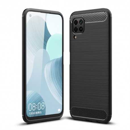 Huawei P40 Lite St&ouml;tt&aring;ligt St&ouml;td&auml;mpande Skal SlimCarbon-P40 Lite-Shockproof.se