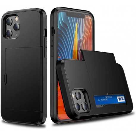 iPhone 12 Pro Max St&ouml;tt&aring;ligt Skal med Kortfack-iPhone 12 Pro Max-Shockproof.se