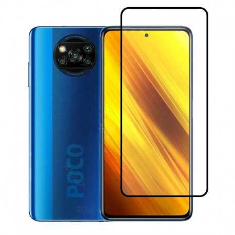 2-PACK Xiaomi Poco X3 NFC H&auml;rdat Glas 0.26mm 2.5D 9H Fullframe-Xiaomi Poco X3 NFC-Shockproof.se